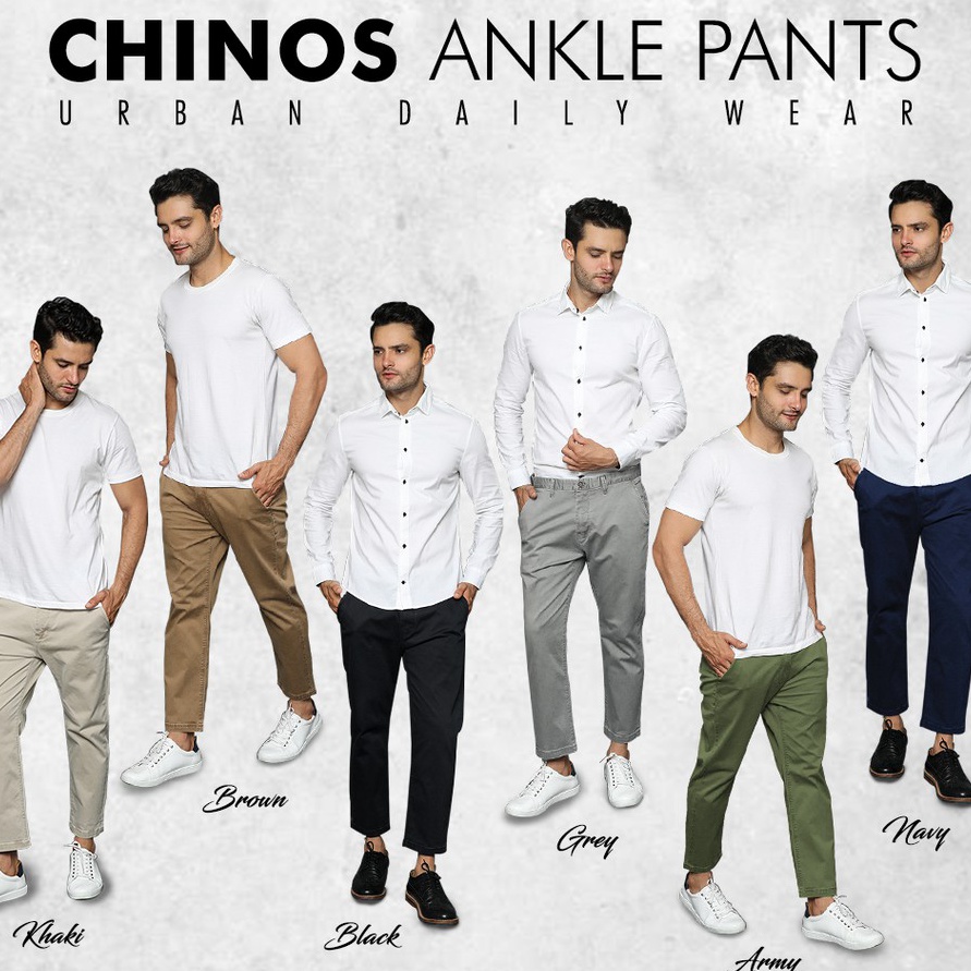 Stok terbaru GOODFRIENDS Celana Ankle Pants CHINOS