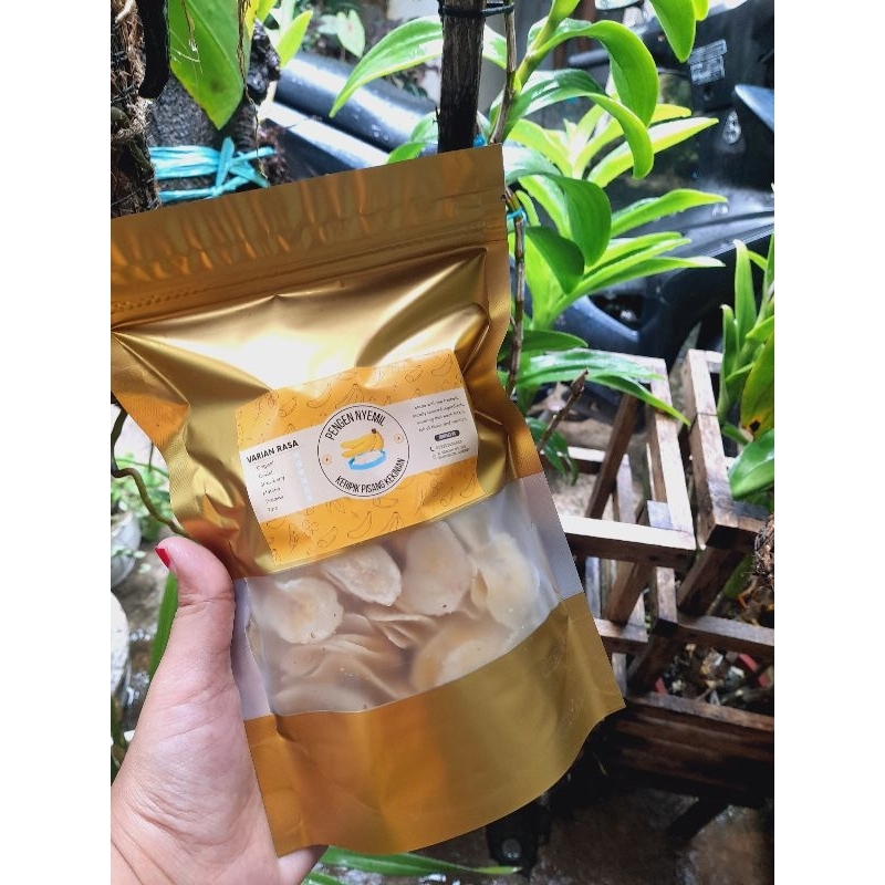 

PENGEN NYEMIL" Keripik Pisang Original Gurih (Keripik Pisang Jadul) Camilan Sehat