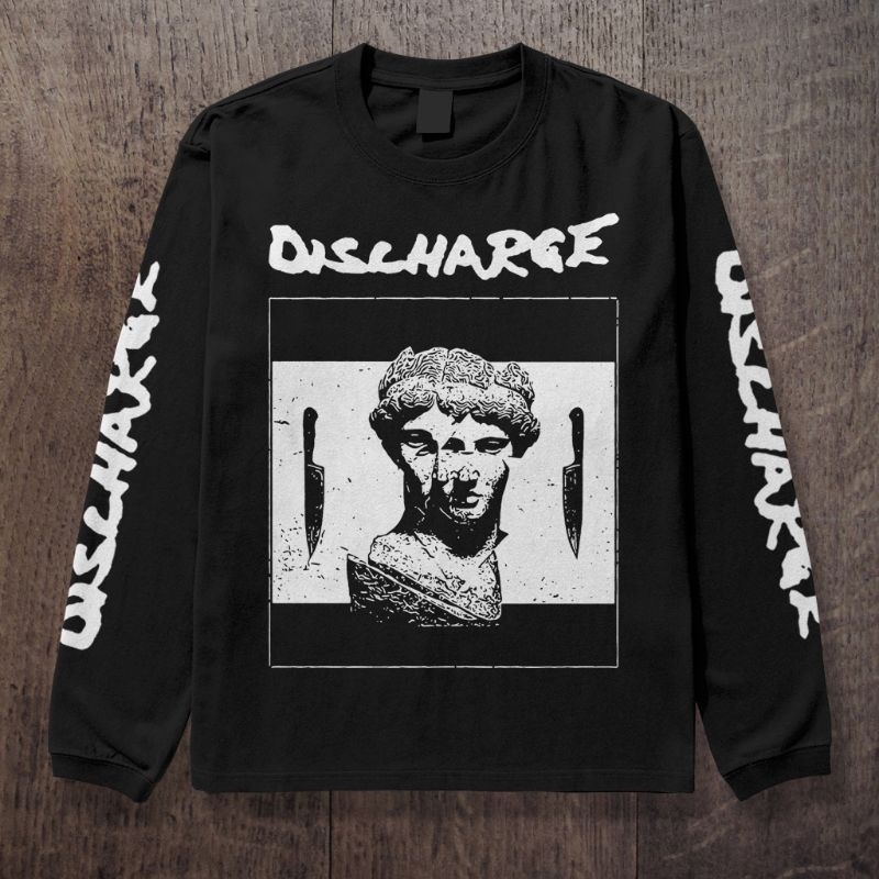 KAOS BAND PUNK DISCHARGE LENGAN PANJANG