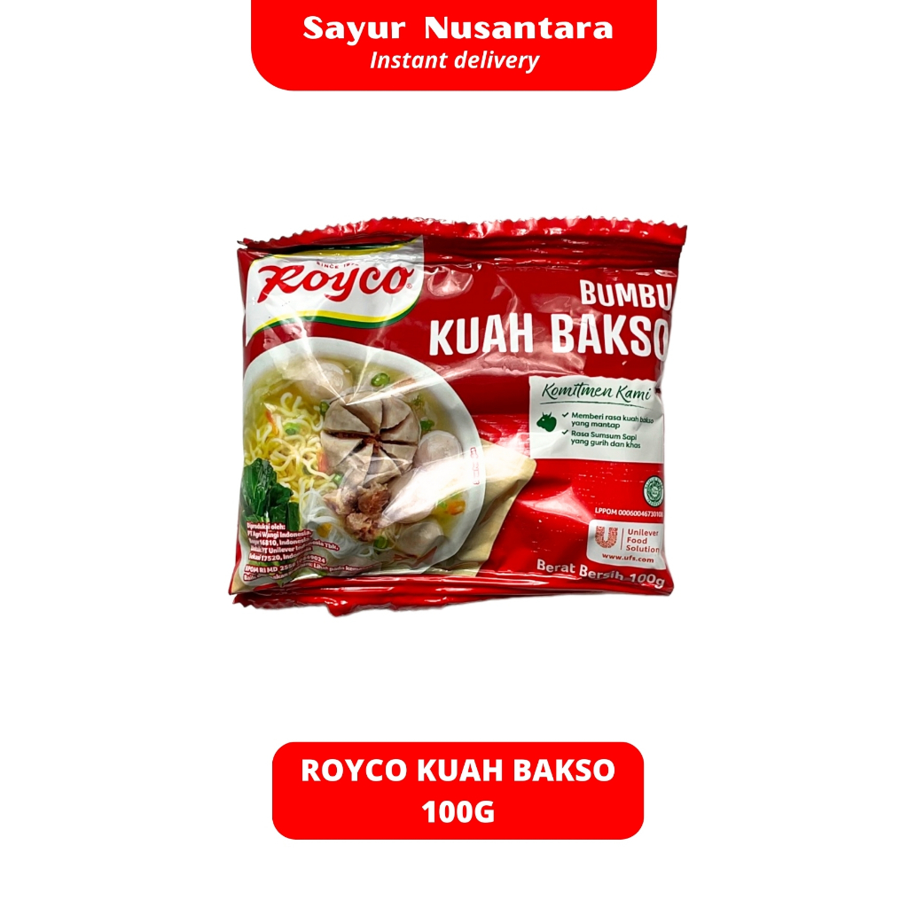 

Royco Bumbu Bakso 100gr - Sayur Nusantara