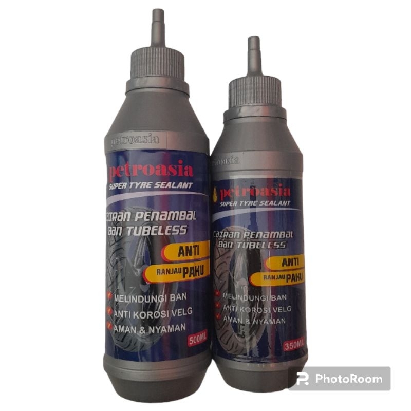 Cairan Tubeles Cairan Penambal Ban Cairan Ban Tubles Petroasia 500Ml 350Ml