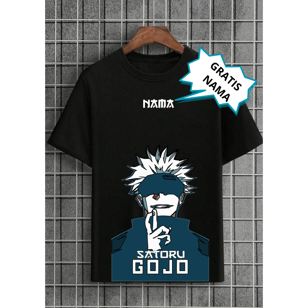 kaos anak murah baju anak anime satoru gojo premium