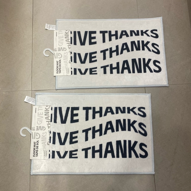 MINISO Letters series Floor Mat 60*40cm / keset anti slip / keset premium / keset miniso