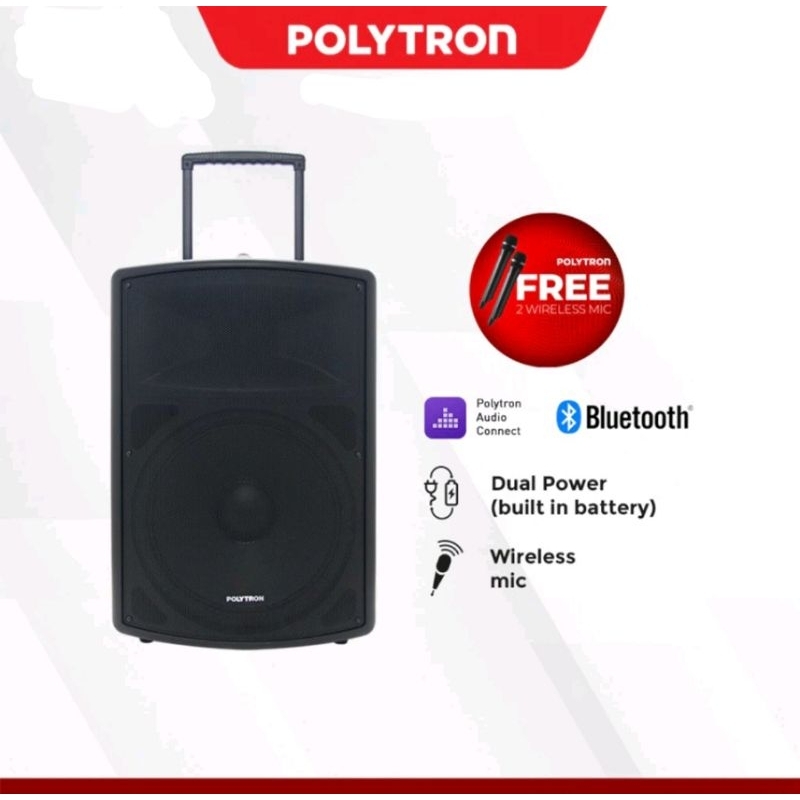 POLYTRON Speaker Portable PAS PRO-15F3 BLUETOOTH