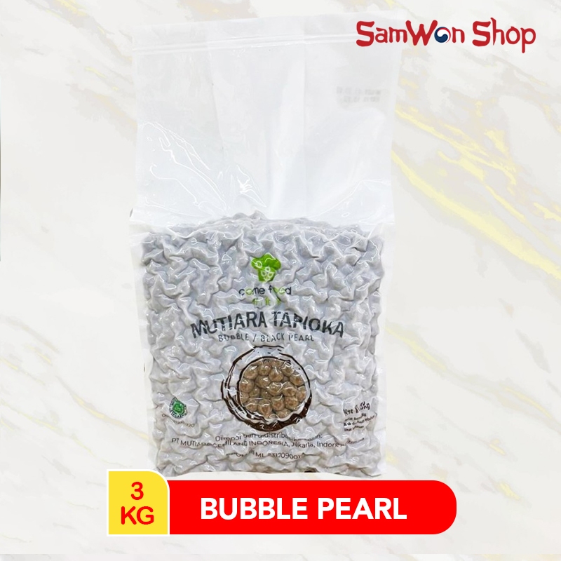 

BOBA BUBBLE TAPIOCA PEARL 3 KG - TOPPING MINUMAN IMPORT PREMIUM