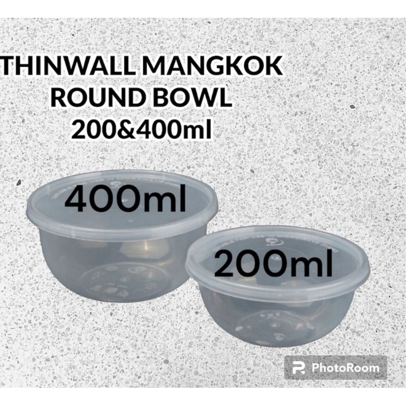 THINWALL MANGKOK | ROUND BOWL 200 ml