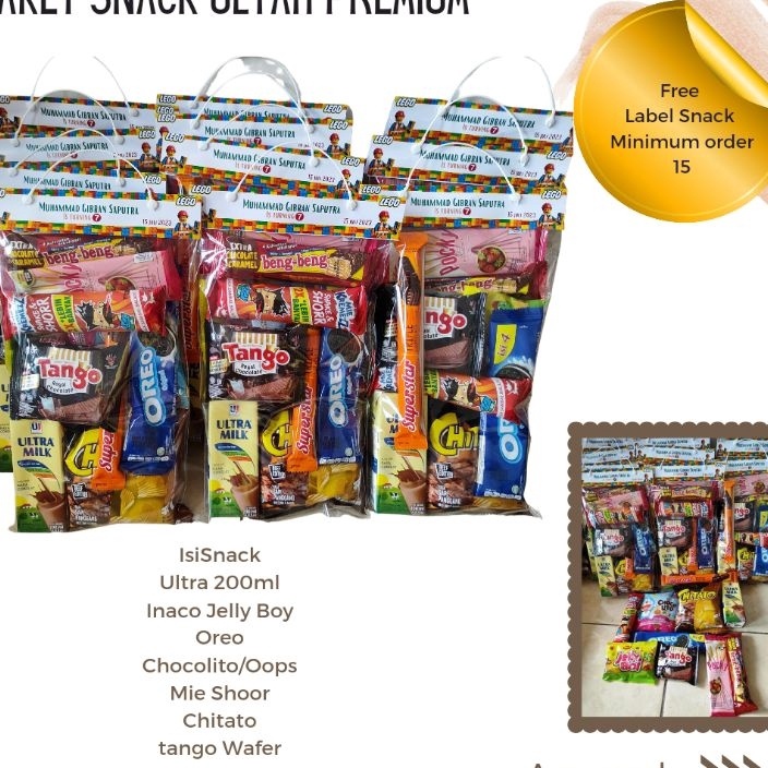 

Terlaris Paket Snack Ulang Tahun Anak Premium murah lengkap free label