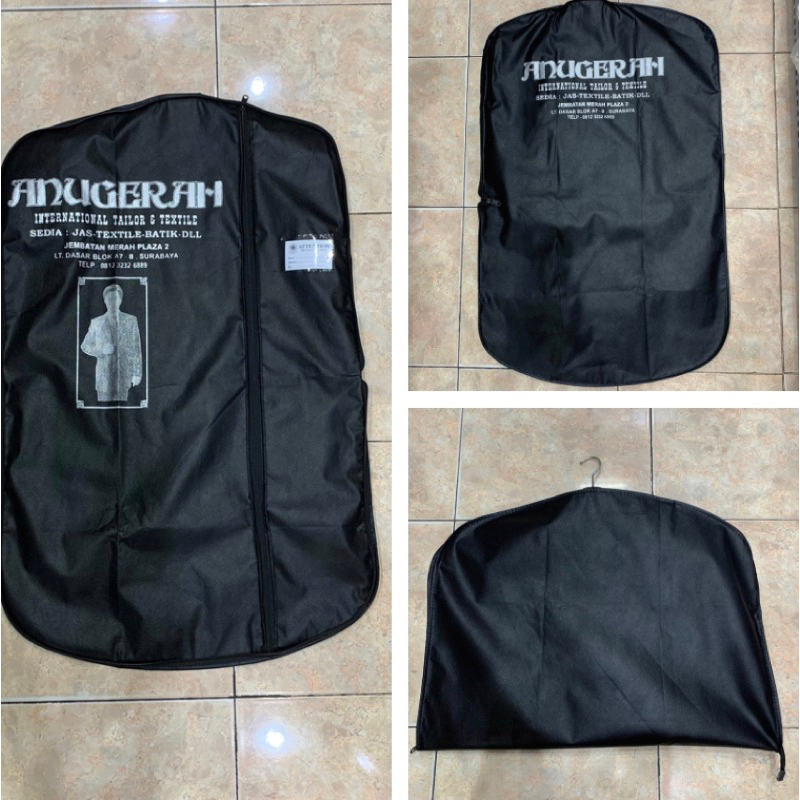 Cover jas pria / sarung jas pria / suit cover / cover gantungan baju jas / pelindung baju jas