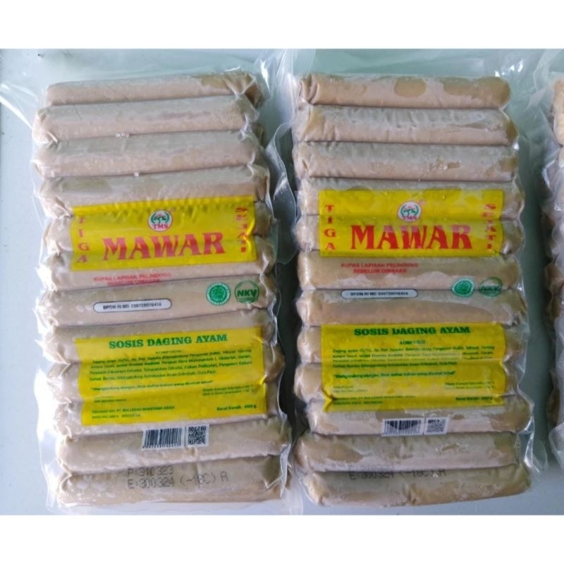 

sosis mawar ayam 450gr