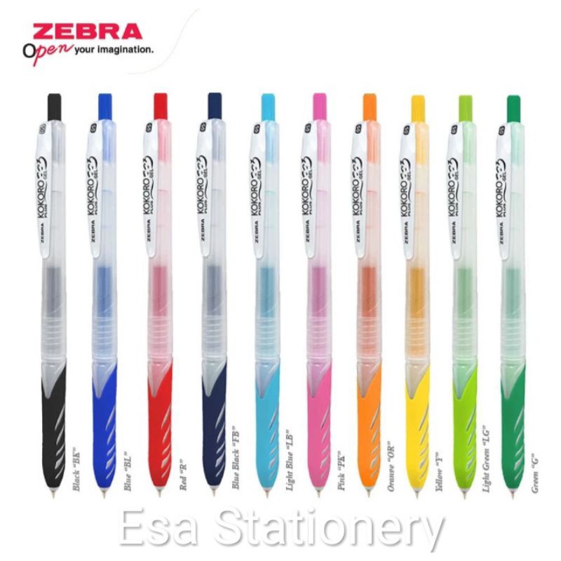 Pulpen Zebra Kokoro Plus 0.5mm