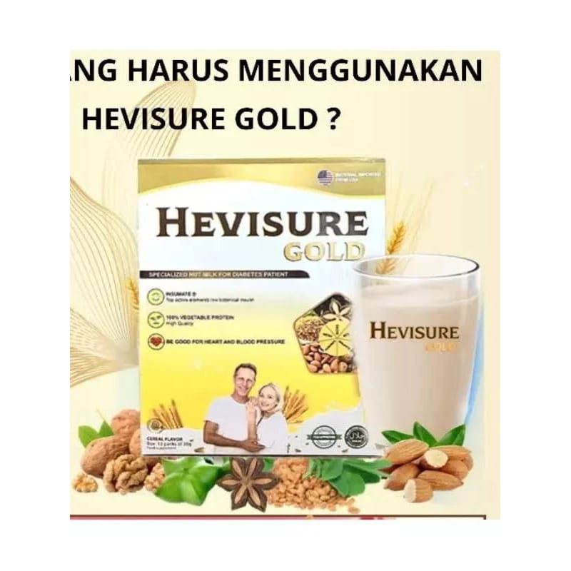 

HEVISURE GOLD MILK SUSU OBAT DIABETES KENCING MANIS INSULIN PANKREAS 12 SACHET
