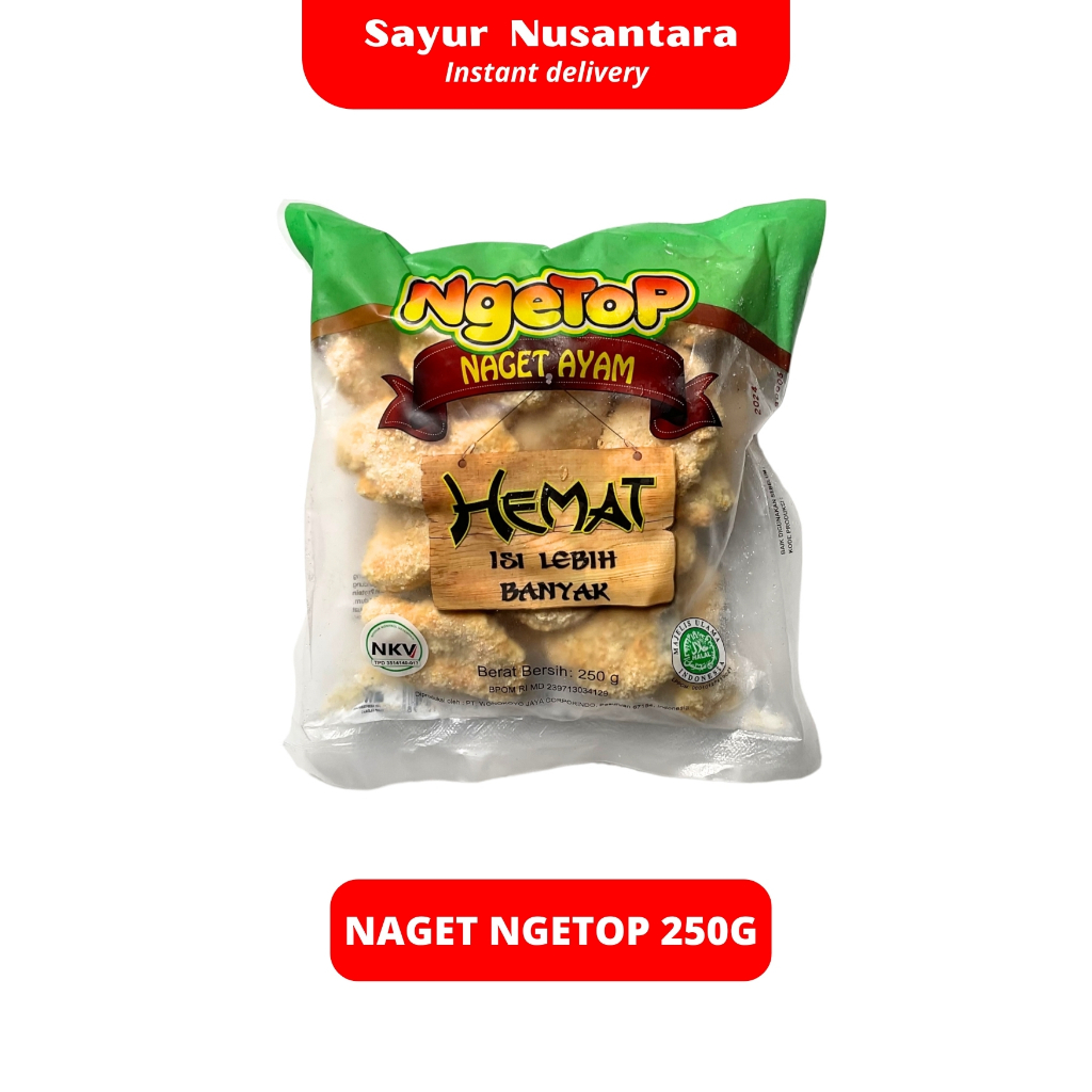 

Naget Ngetop 250g - Sayur Nusantara