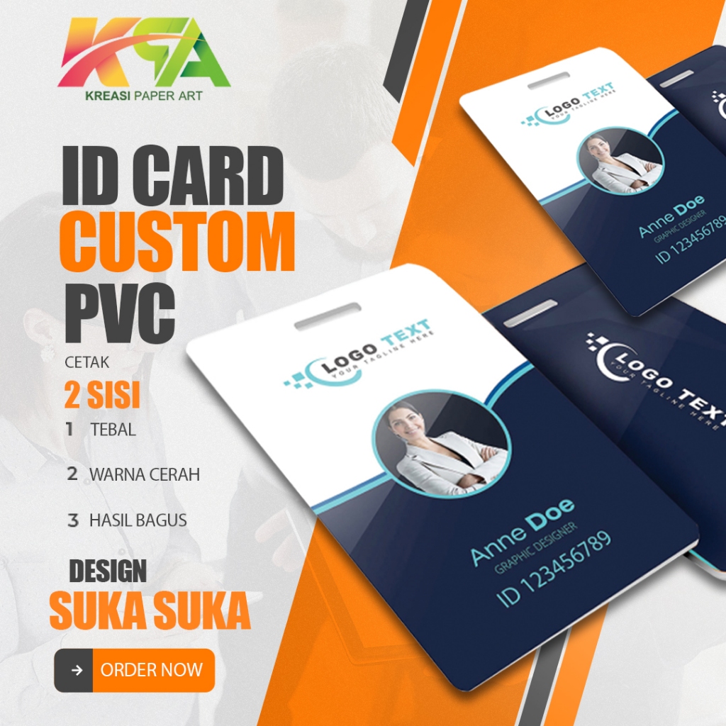 

ID CARD 2 SISI / ID CARD Pelajar / ID CARD Karyawan / ID Card Custom