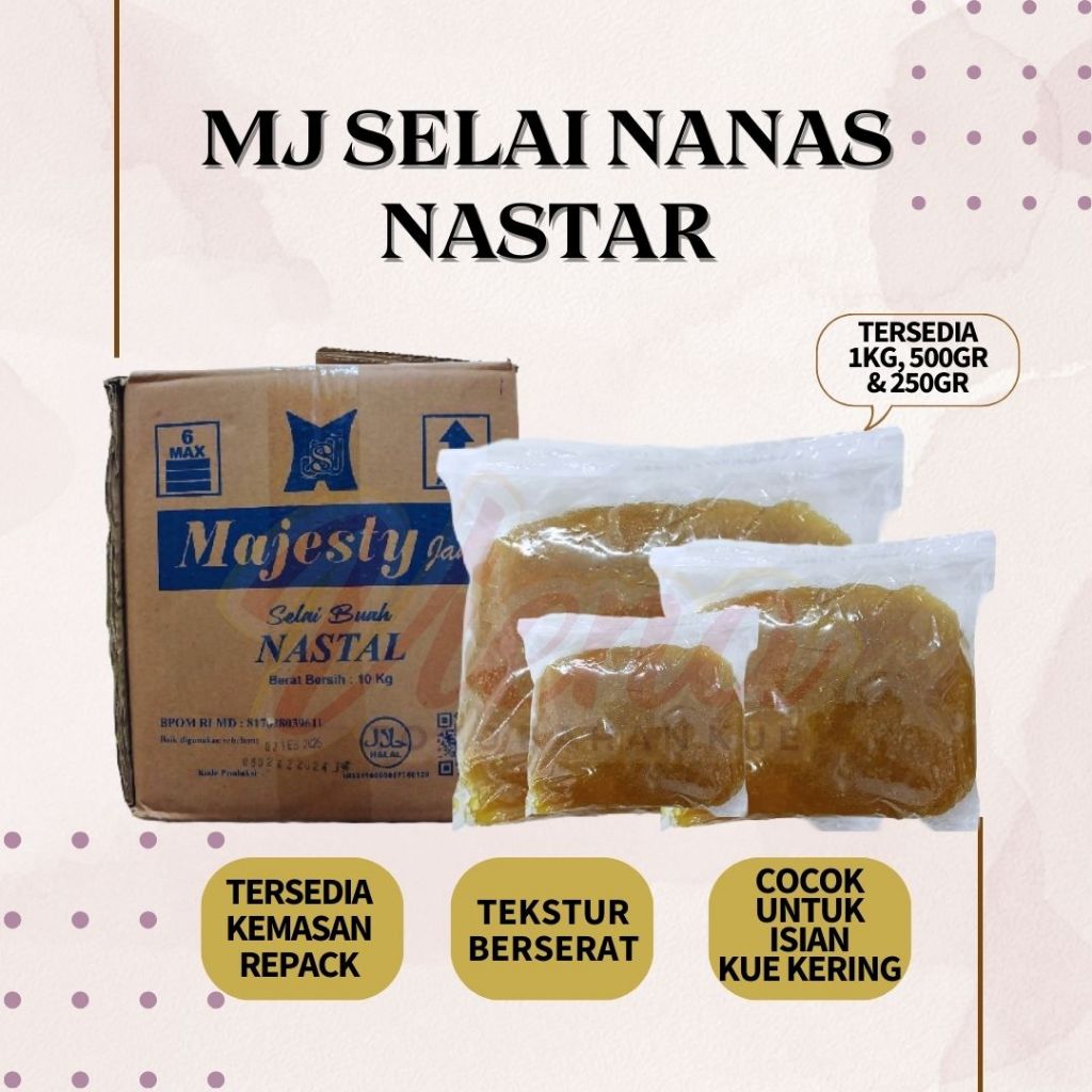 

MJ Selai Nanas Nastar Kemasan REPACK 500gr / Selai Nanas Kue Kering