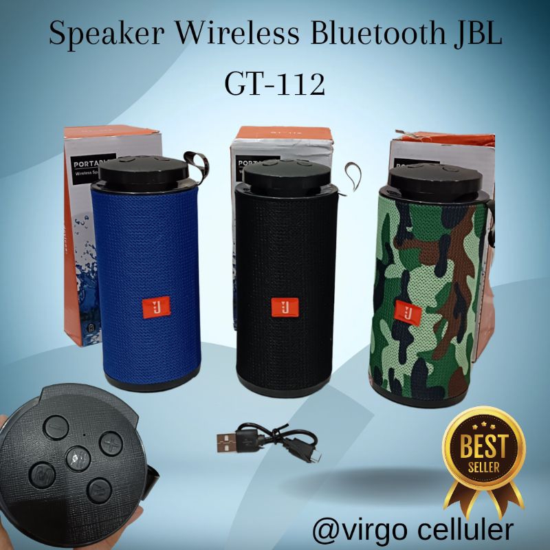 [PROMO] Speaker Bluetooth portable GT-112 Sound Bass