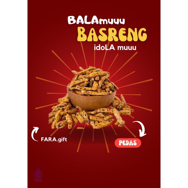 

BASRENG PEDAS DAUN JERUK 100 GRAM