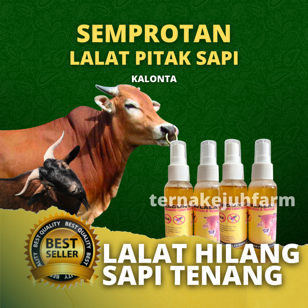 Cairan Pengusir Lalat Nyamuk Kutu Tungau Penghilang Luka BOROK Ampuh UNTUK HEWAN TERNAK |  Pembasmui