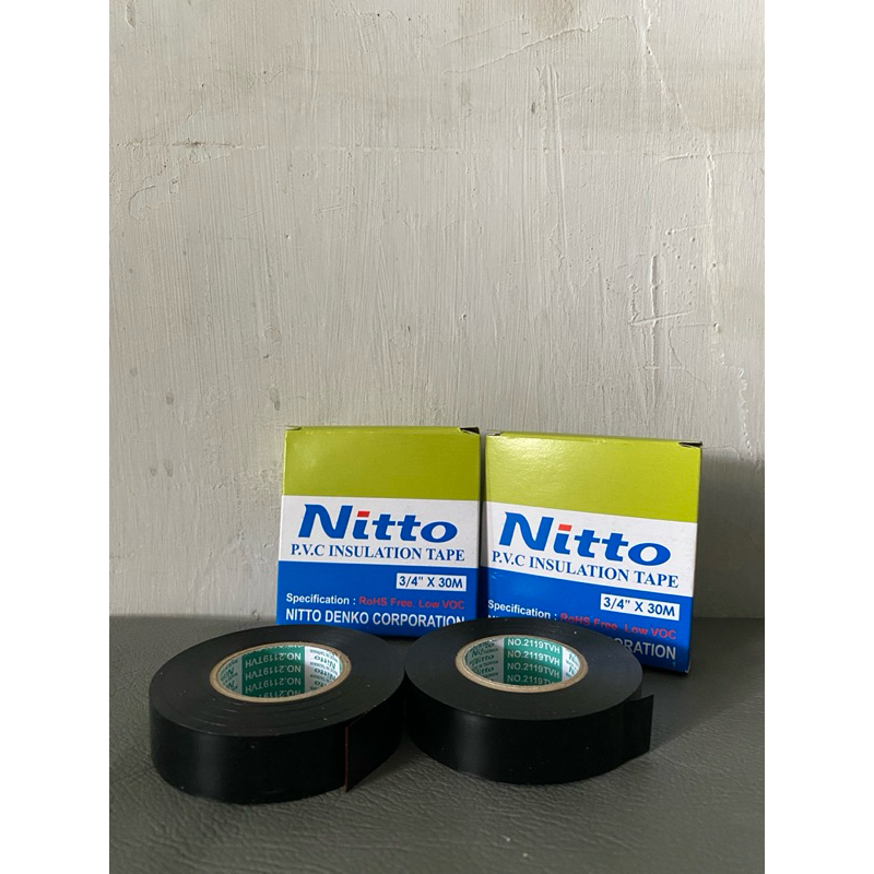 Solasi Nitto 30M | Solasi Listrik Pvc 3/4