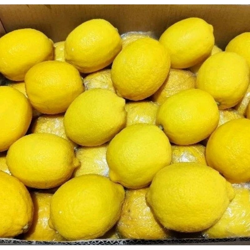 

JERUK LEMON IMPORT / ASLI IMPORT / 500G / 1KG / JAMIN SEGAR
