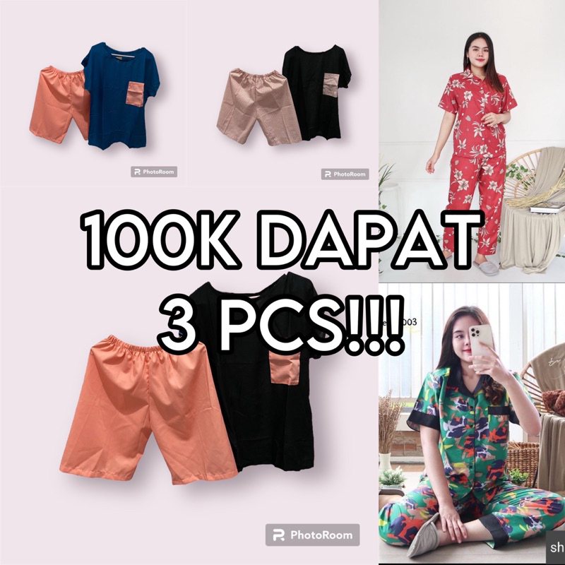 [PROMO] Piyama / Piyama Wanita / Setelan Wanita Piyama Baju Tidur Wanita Baju Tidur Dewasa