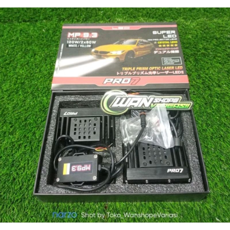 PRO7 MP 9.3 MINILSER ,BLUE LENS 3 MATA 120 wat