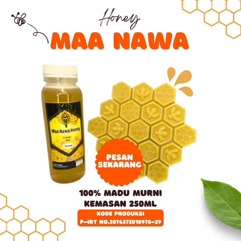 

Madu Asli Hutan Kalimantan Honey 100% Murni Lebah Liar Bukan Ternak Dorsata Kemasan 250 mililiter