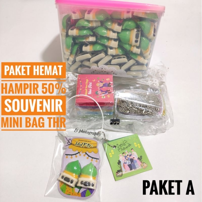 

paket hemat coklat souvenir mini Bag THR dengan amplop eksklusif