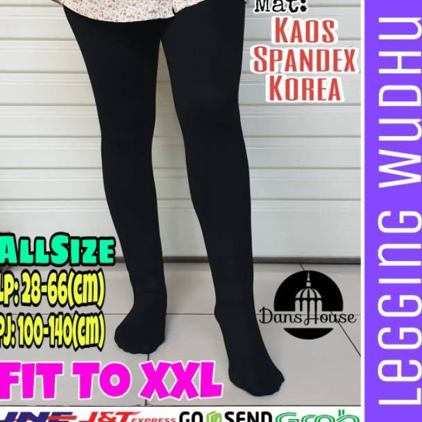 VIRAL  Legging Wudhu Muslimah Kaos Spandex Korea