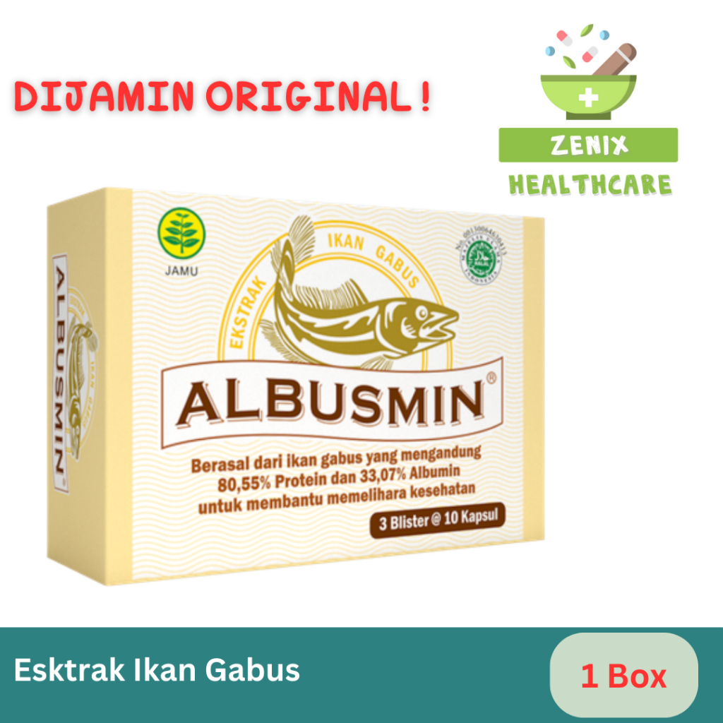 Albusmin Kapsul - Ekstrak Ikan Gabus