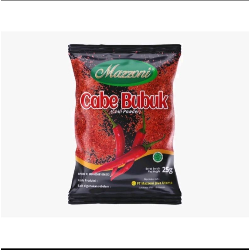 

Cabe bubuk Mazzoni 25gr