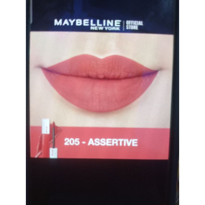 Maybelline Superstay Matte Ink 205 Assertive