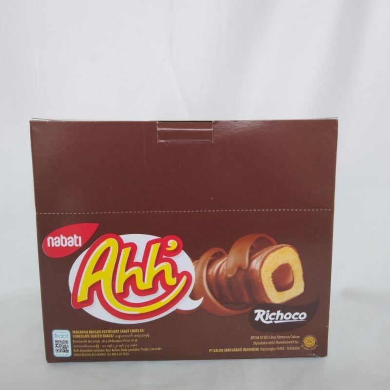 

richeese nabati ahh 1box isi 20pcs 5gr keju& coklat