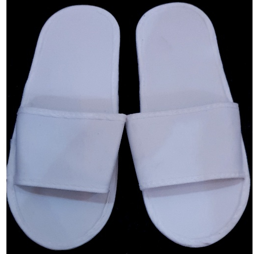 sandal hotel slipper hotel polos putih