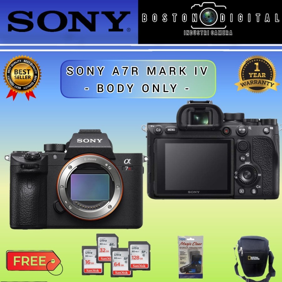 SONY ALPHA A7R IV BODY ONLY / SONY A7R MARK IV BODY ONLY