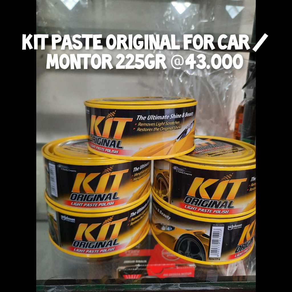 Kit Pate Wax Original Penghilang Noda Mobil Motor