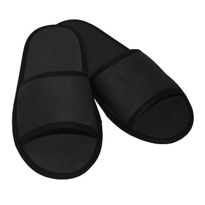 sandal hotel slipper hotel polos hitam