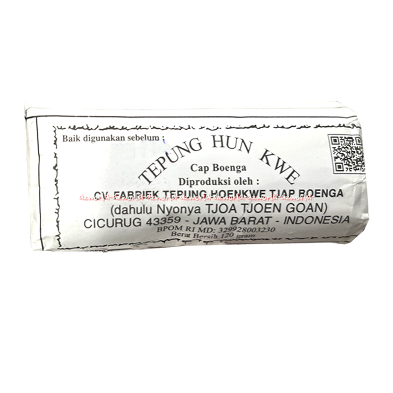 

Tepung Hun Kwe Cap Boenga 120gr Hoenkwe Tjap Bunga Tepung Kue