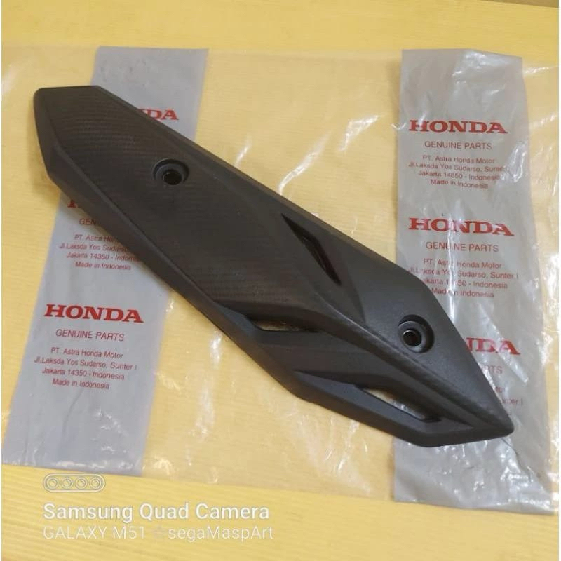 Cover tameng pelindung knalpot tutup knalpot Beat New Street Led 2020 2021 K1A original