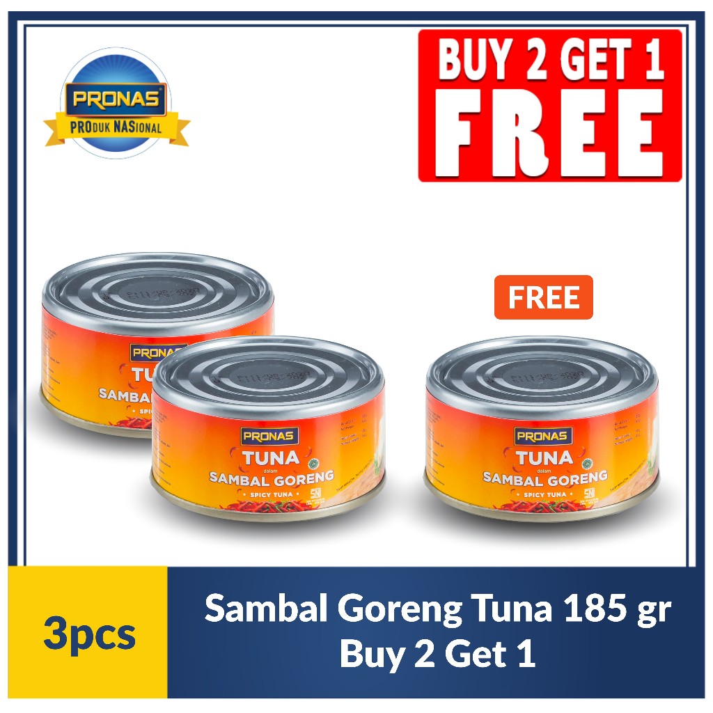 

PRONAS Tuna Sambal 185g Buy 2 Get 1