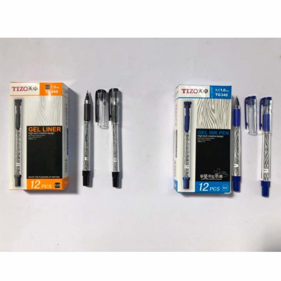 

[12 PCS] PULPEN TIZO GEL LINER TG - 340 1.0 MM
