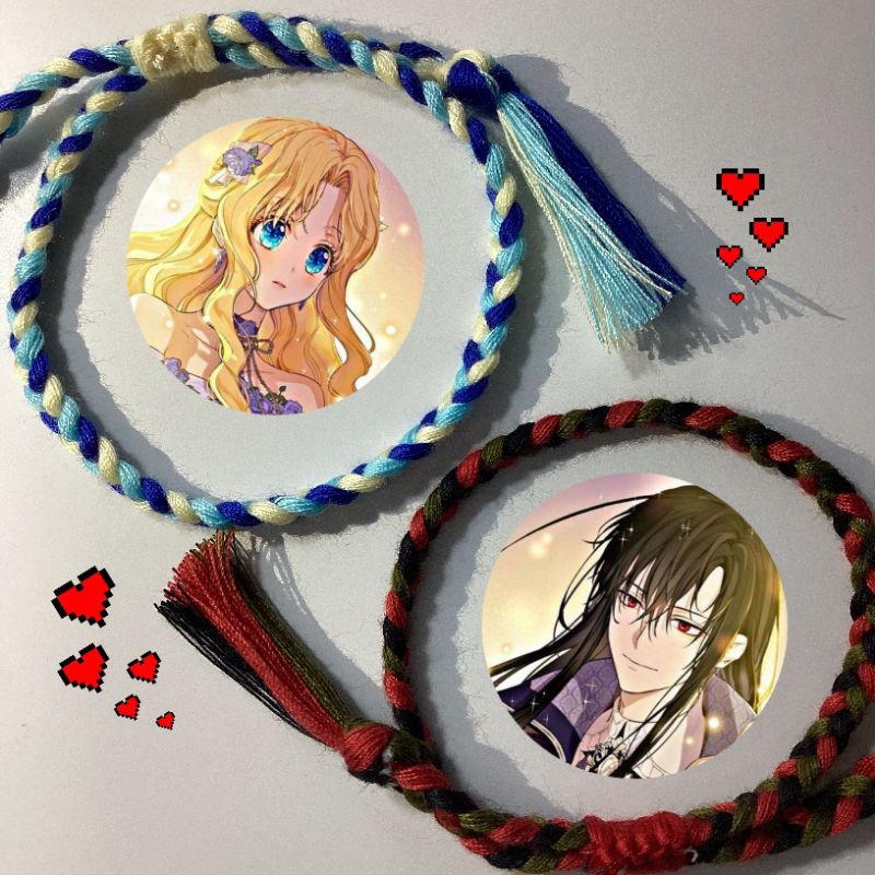 Cute Lucas - Athanasia Mahwa Bracelet  | Gelang Tali | Gelang Kepang | Gelang Couple | Gelang Manhwa