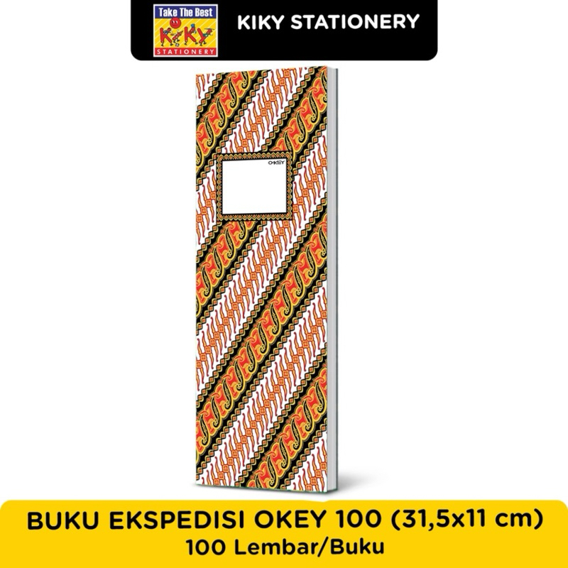 

OKEY Buku Tulis Hard Cover Ekspedisi isi 100 Lembar - 1 Buku