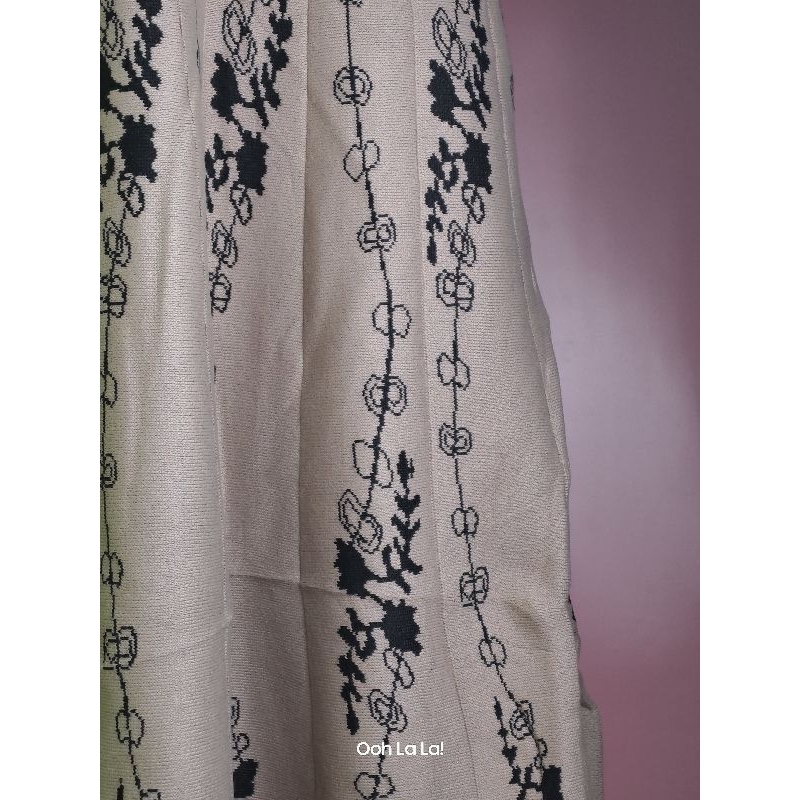 Rok Rajut Premium Motif (Coksu dan Hitam)