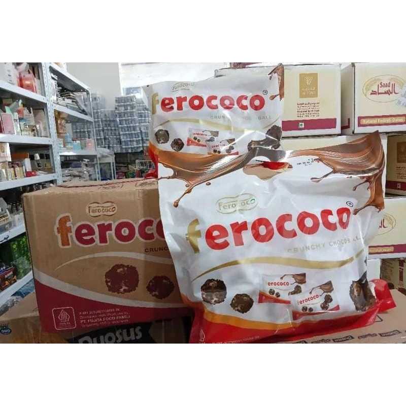 

( DUS ) COKELAT FEROCOCO CRUNCHY CHOCO BALL ISI 6 KANTONG