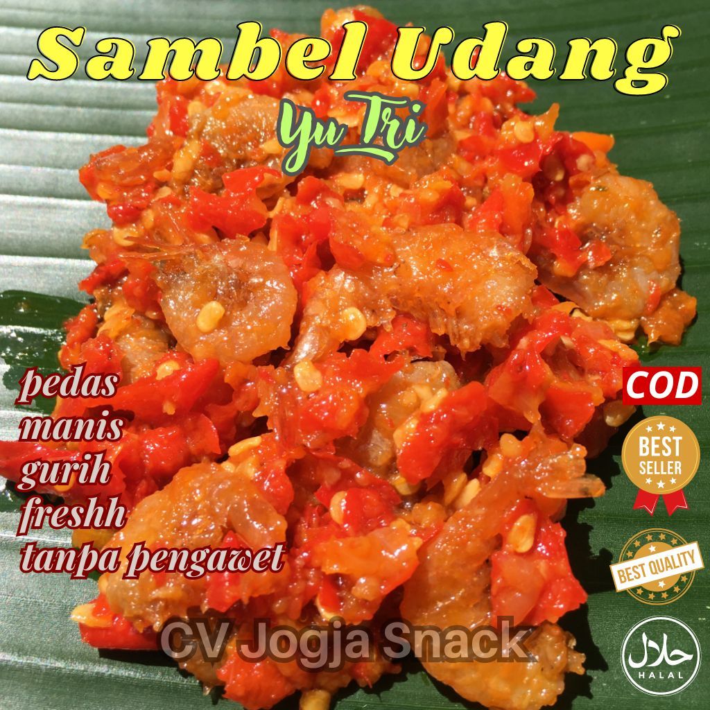 

PROMO Sambel Udang Rebon Balado Pete Pedas Higienis Tanpa Pengawet Halal 100 gram lauk manis gurih