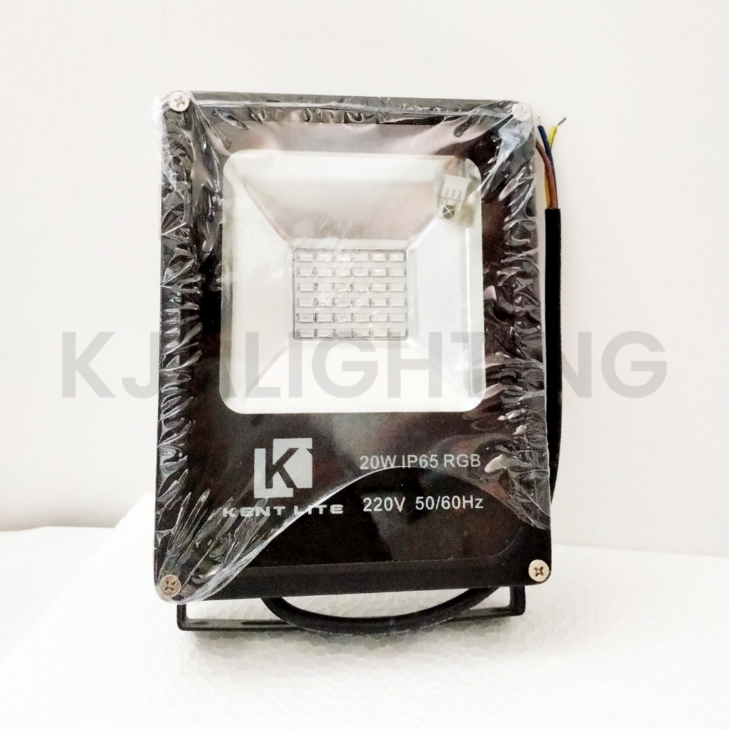 Lampu Sorot / Kap Sorot RGB Warna-warni 20 Watt + Remote