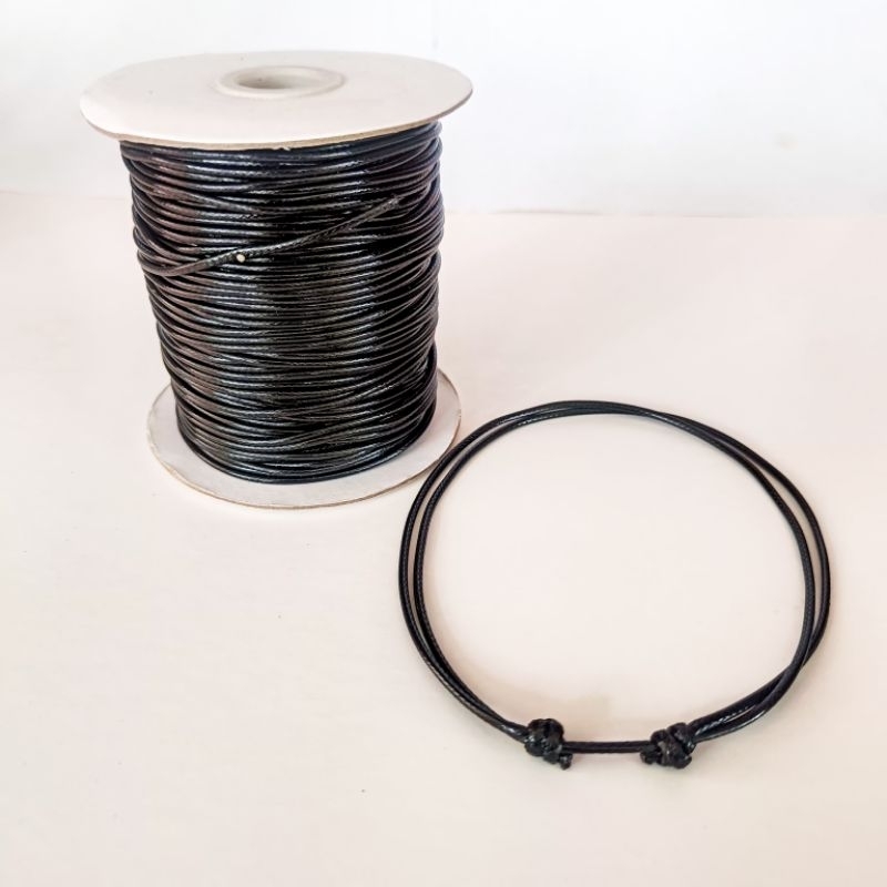 KALUNG TALI HITAM/KALUNG TALI CADANGAN/TALI HITAM GLOSY/TALI HITAM 2MM/KALUNG HITAM POLOS / KALUNG T