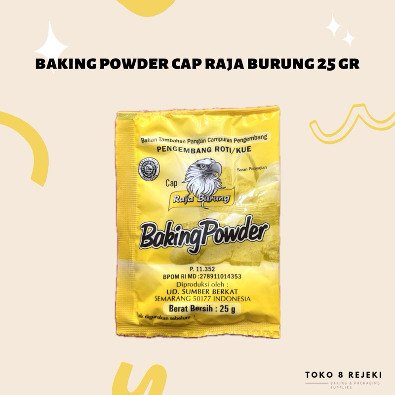 

Baking Powder Raja Burung 15 gr