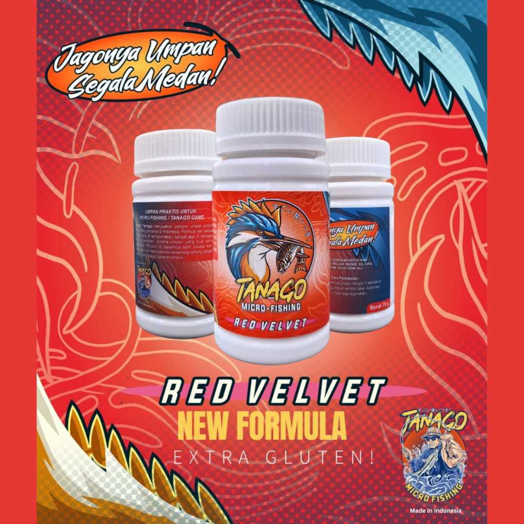 Umpan Tanago Red Velved Micro Fishing - Umpan Mancing