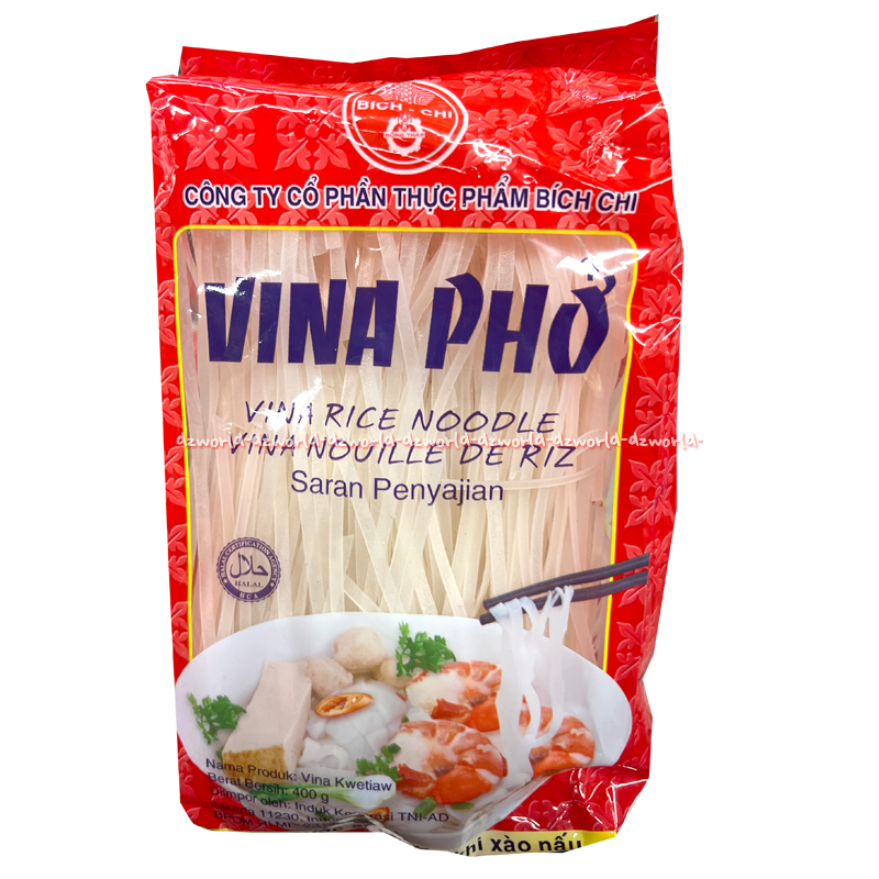 

Vina Pho 400gr Rice Noodle Nouille De Rize Bihun Nasi Bich Chi Kwetiaw